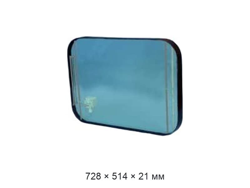 Стекло электрообогревное 724-728х514-518х21