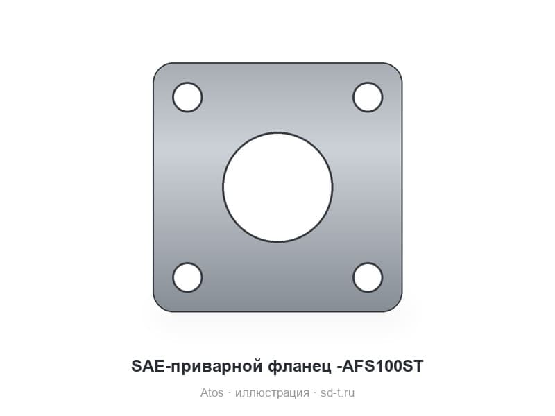 SAE-приварной фланец -AFS100ST
