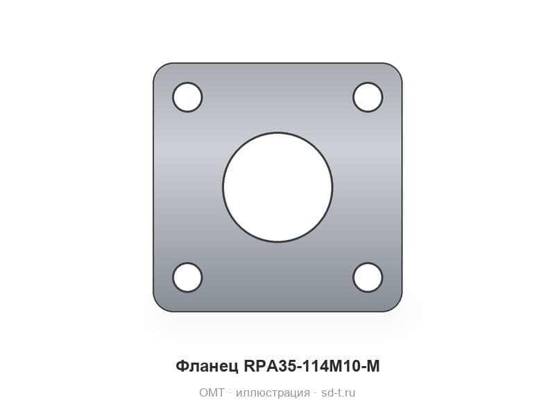 Фланец RPA35-114M10-M