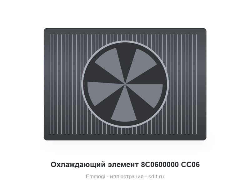 Охлаждающий элемент 8C0600000 CC06