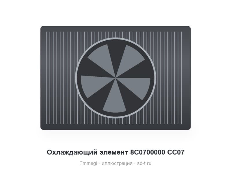 Охлаждающий элемент 8C0700000 CC07