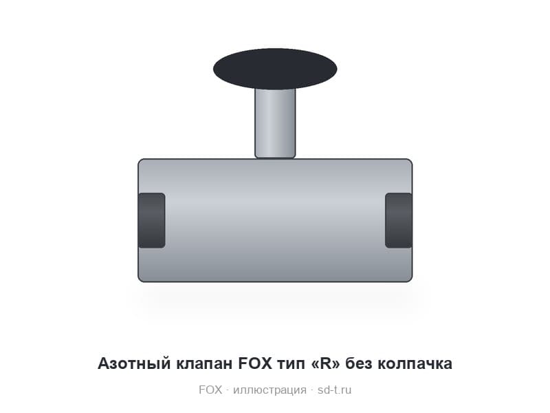 Азотный клапан FOX тип «R» без колпачка