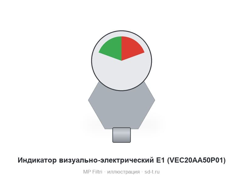 Индикатор визуально-электрический E1 (VEC20AA50P01)