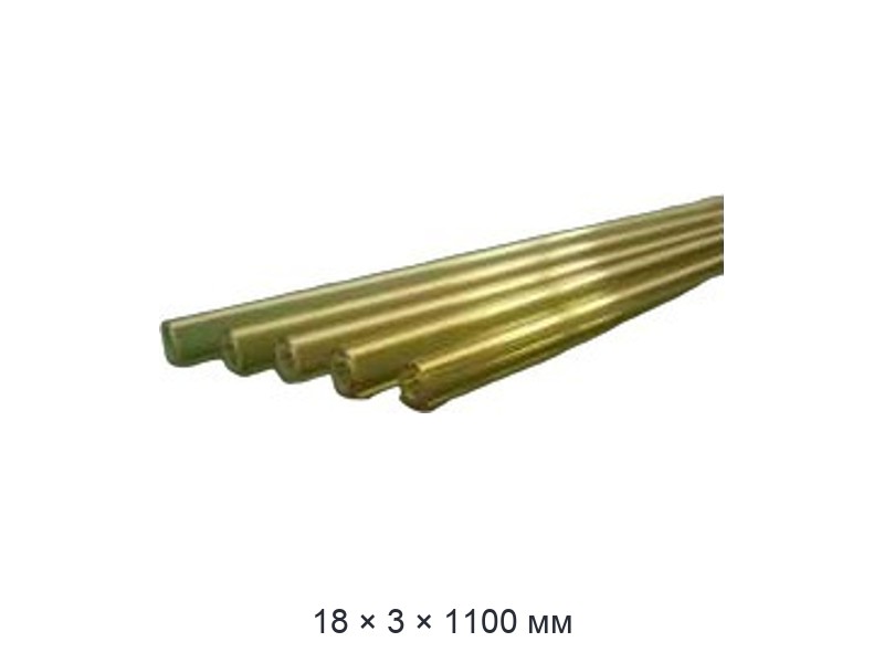 Трубка из стекла С37-2 18х(3-4)х1100