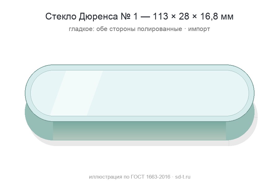 Стекло Дюренса импортное