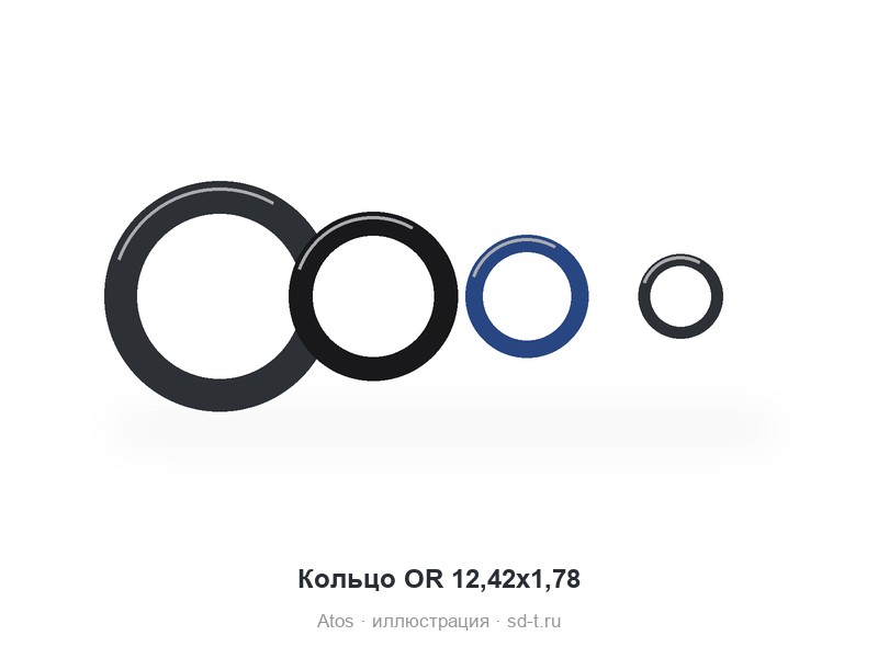 Кольцо OR 12,42х1,78
