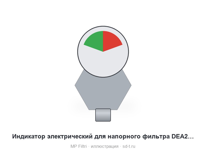 Индикатор электрический для напорного фильтра DEA20HA50P01