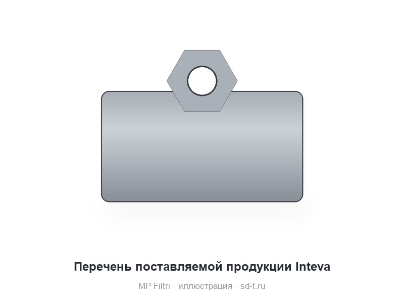 Перечень поставляемой продукции Inteva