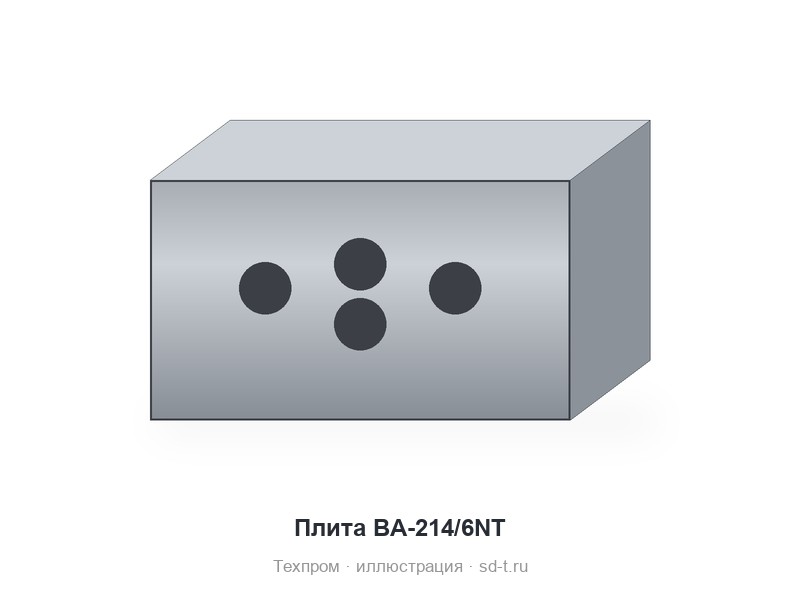 Плита ВА-214/6NT
