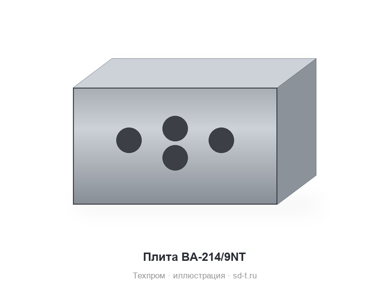Плита ВА-214/9NT