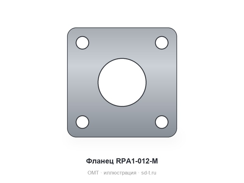Фланец RPA1-012-M