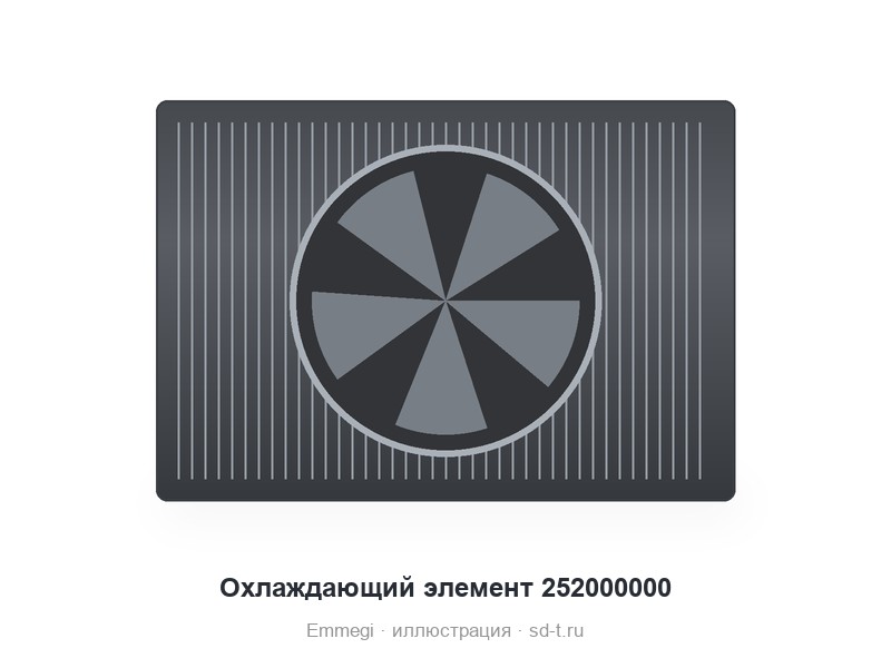 Охлаждающий элемент 252000000