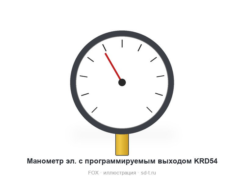 Манометр эл. с программируемым выходом KRD54